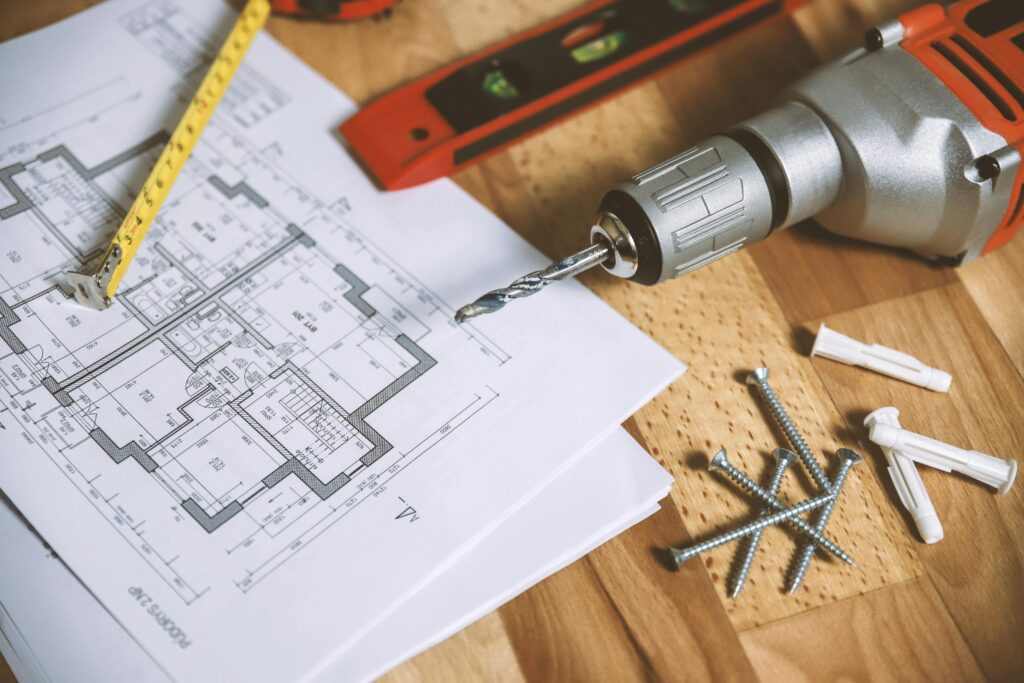 Building process starts with the design