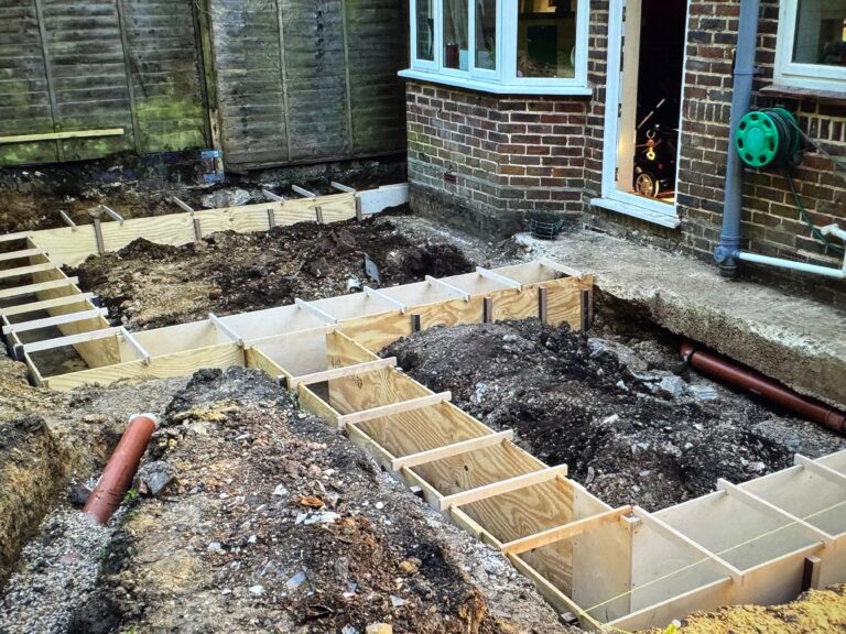 House/ Kitchen Extension Foundation