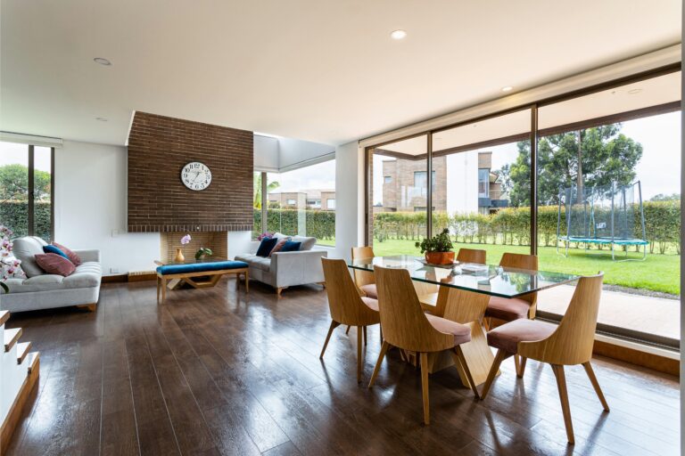 Open plan living rooms ground floor- London House Renovation
